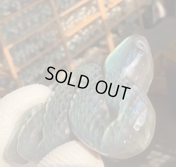 画像5: ラブラドライトの蛇　置き石 (5)